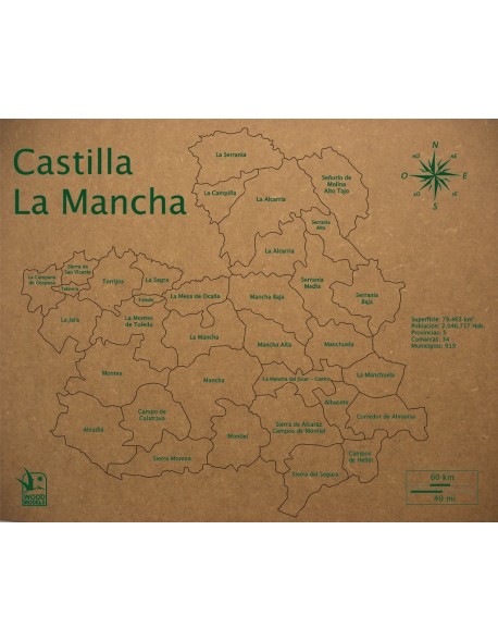 ROMPECABEZAS COMARCAS DE CASTILLA-LA MANCHA 300x37